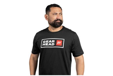 Remera FT Negra Gear Head 